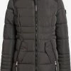 Khujo Manteaux Dhiver Manteau D’hiver Amaray Femme Anthracite