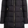 Khujo Manteaux Dhiver Manteau D’hiver Aruba Femme Noir