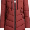 Khujo Manteaux Dhiver Manteau D’hiver Ayleena Femme Rouge Rouille