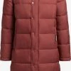 Khujo Manteaux Dhiver Manteau D’hiver Corinna Femme Rouge Rouille