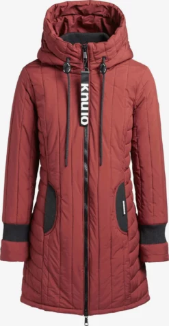 Khujo Vestes Dhiver Veste D’hiver Jerry Femme Rouge Rouille