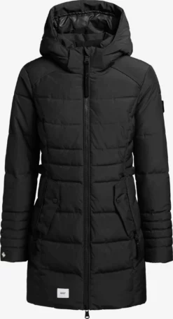 Khujo Manteaux Courts Manteau Mi-saison Amaray Femme Noir