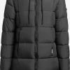 Khujo Manteaux Dhiver Manteau D’hiver Youma Femme Noir