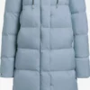 Khujo Manteaux Dhiver Manteau D’hiver Femme Bleu Clair