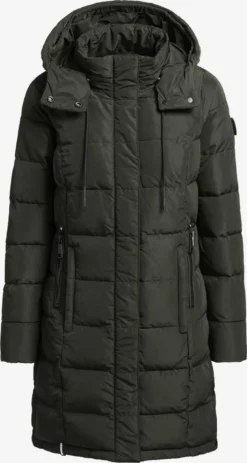 Khujo Manteaux Courts Manteau D’hiver Cups Femme Vert Foncé