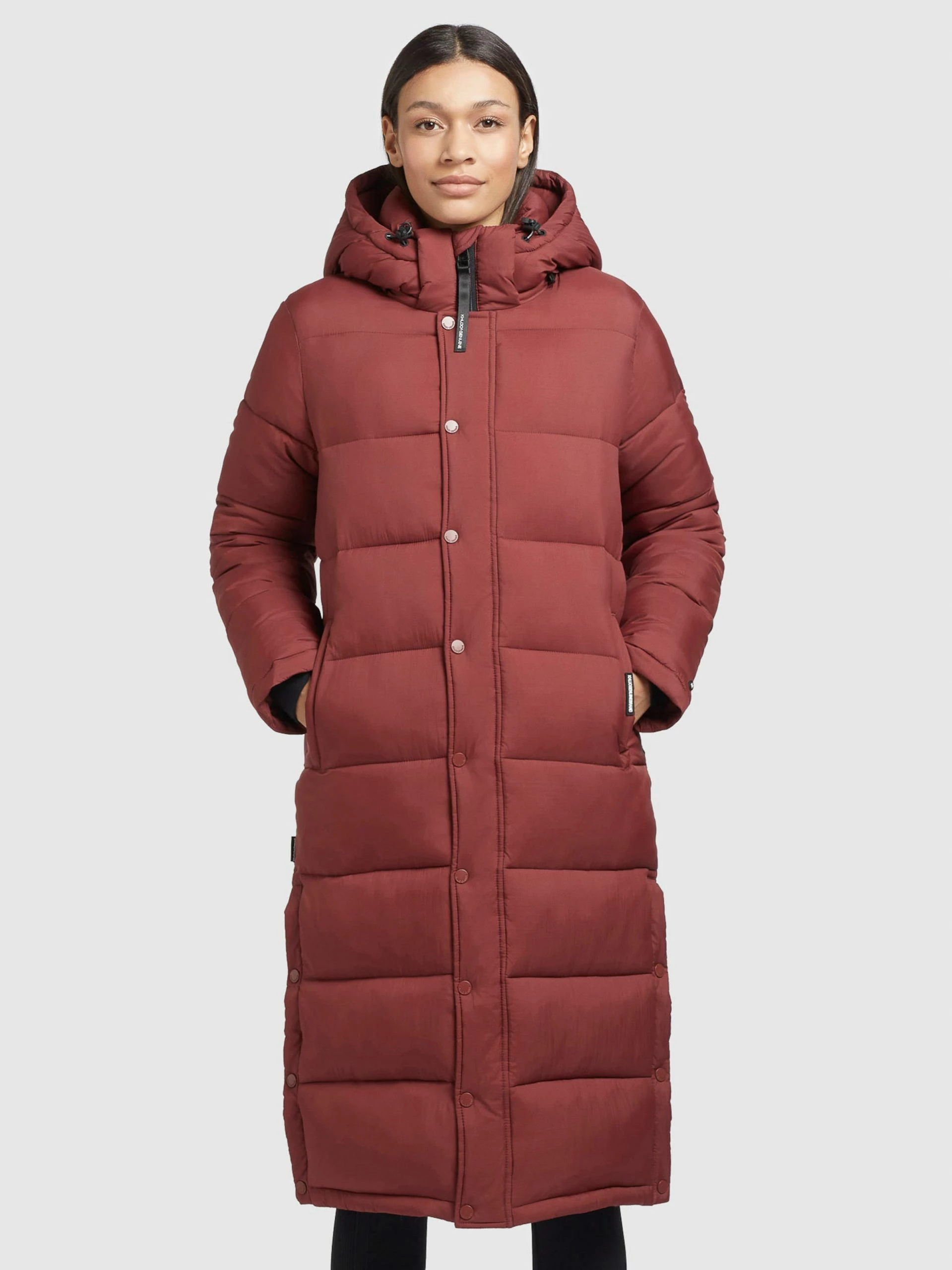 Khujo Manteaux Dhiver Manteau D’hiver Corinna Femme Rouge Rouille 2 Khujo Manteaux Dhiver Manteau D’hiver Corinna Femme Rouge Rouille – Image 2