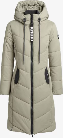 Khujo Manteaux Dhiver Manteau D’hiver Aribay 3 Femme Vert Pastel