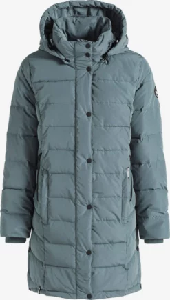 Khujo Manteaux Dhiver Manteau D’hiver Delinas Femme Bleu Pastel