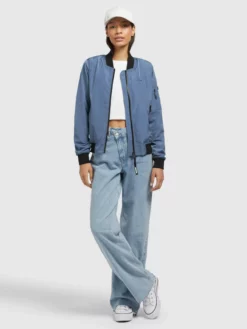 Khujo Vestes De Mi-saison Veste Mi-saison Stence2 Femme Bleu -ventes de vêtements khujo 5de29641214c1c9b5bbce0e679cacd2e 1 scaled