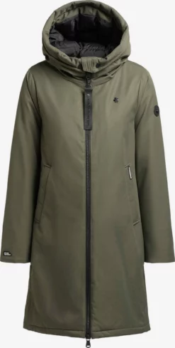 Khujo Manteaux De Mi-saison Manteau Mi-saison LISAD Femme Kaki