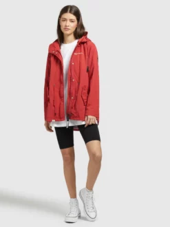 Khujo Vestes De Mi-saison Veste Mi-saison CAIMA Femme Rouge -ventes de vêtements khujo 63dbc394d6758eb5a6483e5da3b1765b scaled