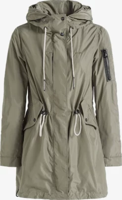 Khujo Parkas Parka Mi-saison CATHARINA Femme Kaki
