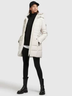 Khujo Manteaux Courts Manteau Mi-saison Amary Femme Blanc Cassé -ventes de vêtements khujo 700537c8e62e063ded7daef41b31d1b9 scaled