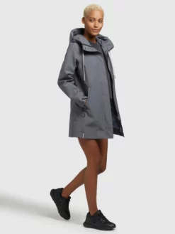 Khujo Manteaux De Mi-saison Manteau Mi-saison Artisa Femme Gris Fumé -ventes de vêtements khujo 73852a8c9e2a141cc3ac8aae2e184c11 scaled
