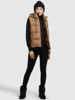 Khujo Vestes Sans Manches Gilet Eden Femme Noisette -ventes de vêtements khujo 74f4c094e48cc17c5ef82c623df8c704 scaled