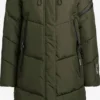 Khujo Manteaux Dhiver Manteau D’hiver SONJE4 Femme Vert Foncé