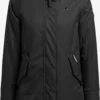 Khujo Parkas Parka Mi-saison Femme Noir