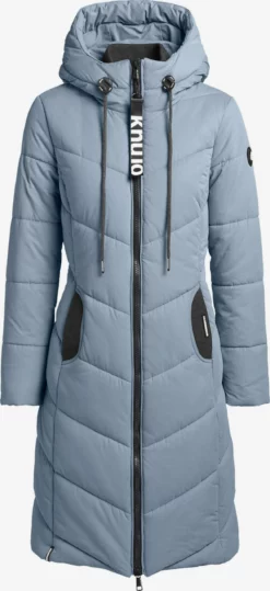 Khujo Manteaux Dhiver Manteau D’hiver Aribay 3 Femme Bleu-gris