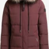 Khujo Manteaux Dhiver Manteau D’hiver Cloren Femme Rouge Foncé