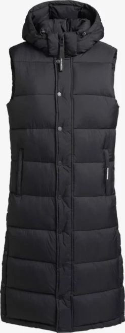 Khujo Vestes Sans Manches Gilet Magneta Femme Noir