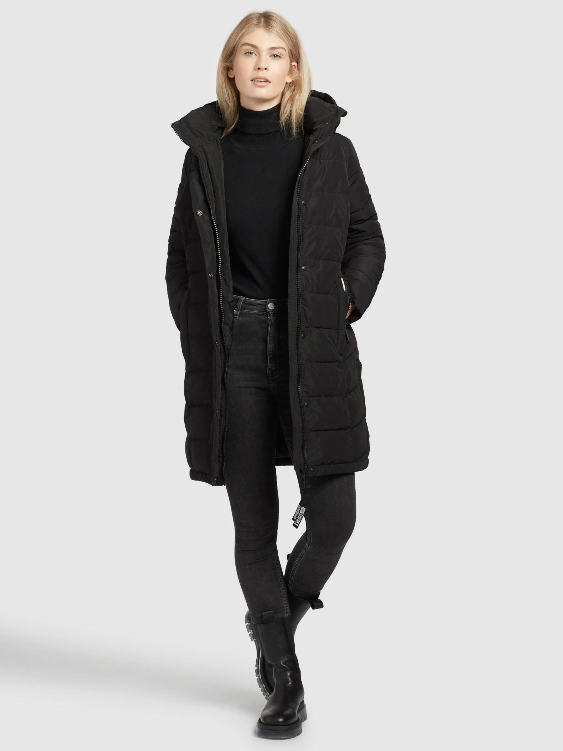 Khujo Manteaux Dhiver Manteau D’hiver Delinas Femme Noir 6 Khujo Manteaux Dhiver Manteau D’hiver Delinas Femme Noir – Image 6