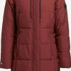 Khujo Manteaux Dhiver Manteau D’hiver Cliv Femme Rouge Rouille