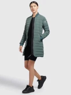 Khujo Vestes De Mi-saison Veste Mi-saison Greta Femme Vert Foncé -ventes de vêtements khujo ca3ab09692a4578d585016b06cf32235 scaled
