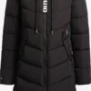 Khujo Manteaux Dhiver Manteau D’hiver Ayleena Femme Noir