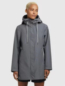 Khujo Manteaux De Mi-saison Manteau Mi-saison Artisa Femme Gris Fumé -ventes de vêtements khujo cfdb41e4b343eb204c4ae23721f416de scaled