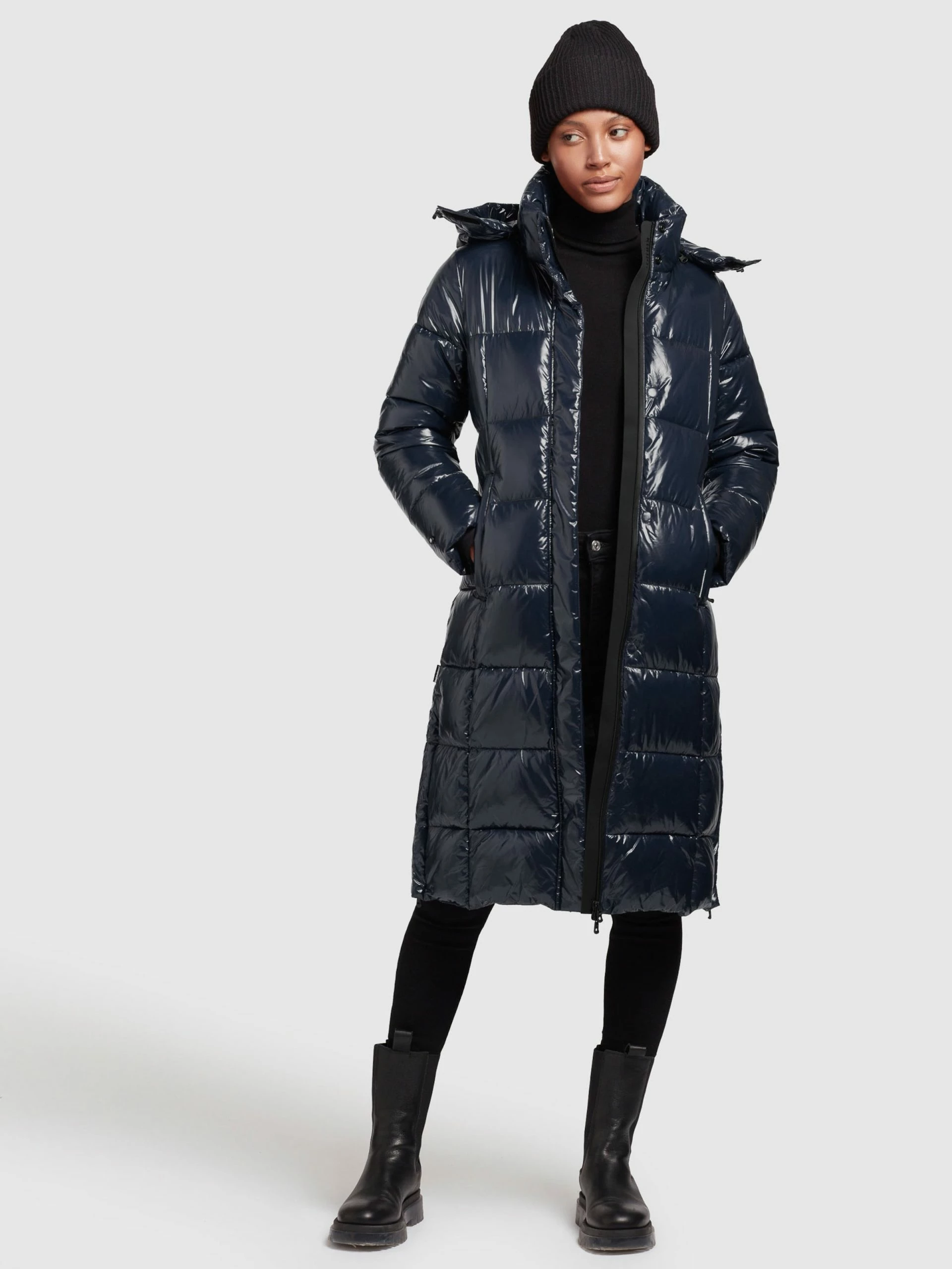 Khujo Manteaux Dhiver Manteau D’hiver Tonka Femme Bleu Foncé 3 Khujo Manteaux Dhiver Manteau D’hiver Tonka Femme Bleu Foncé – Image 3