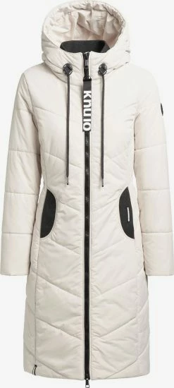 Khujo Manteaux Dhiver Manteau D’hiver Aribay 3 Femme Blanc Cassé