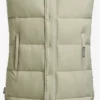 Khujo Vestes Sans Manches Gilet Magneta Femme Vert Pastel