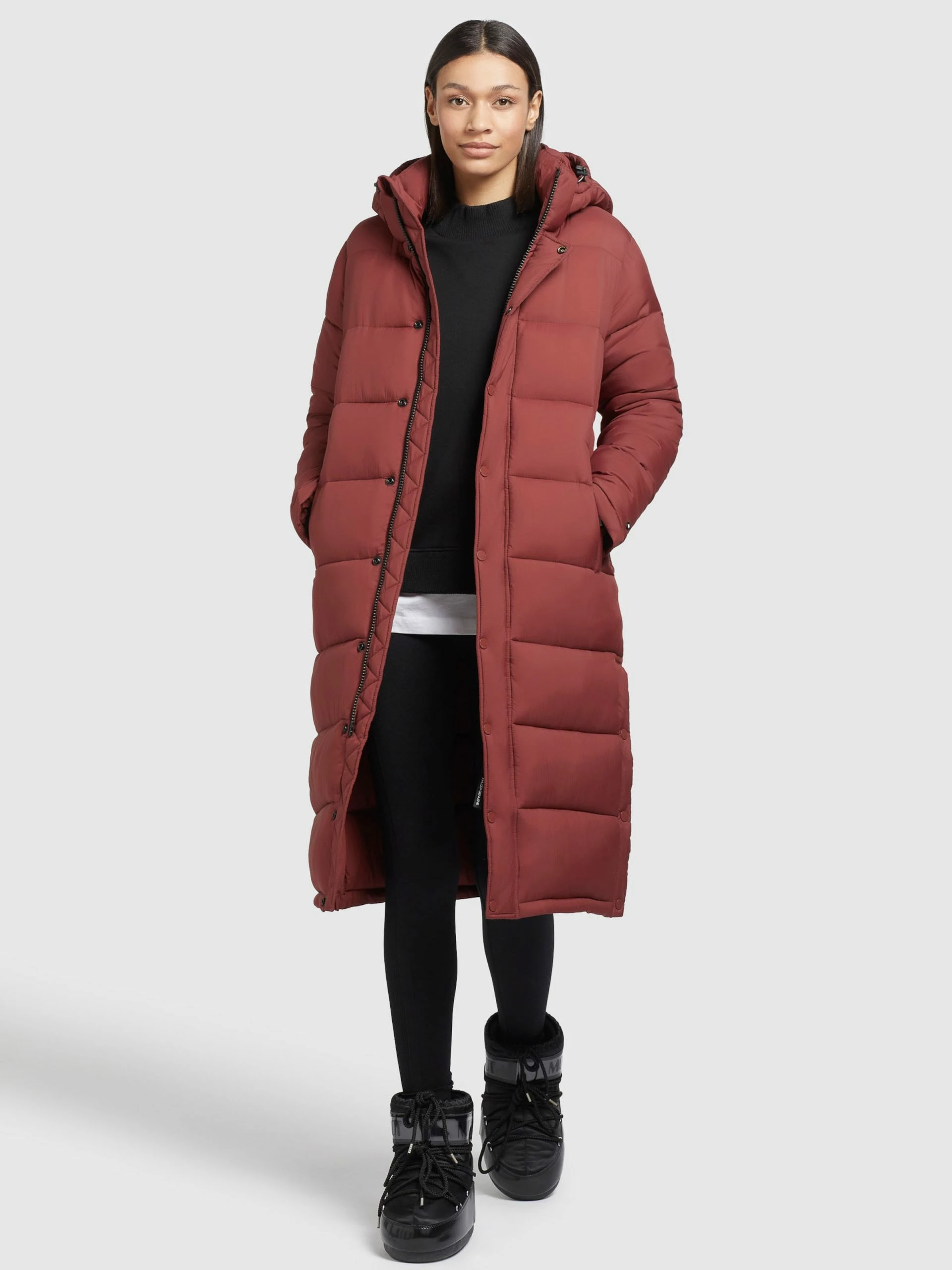 Khujo Manteaux Dhiver Manteau D’hiver Corinna Femme Rouge Rouille 6 Khujo Manteaux Dhiver Manteau D’hiver Corinna Femme Rouge Rouille – Image 6