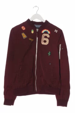 Khujo Blouson Aviateur Rouge Style Décontracté