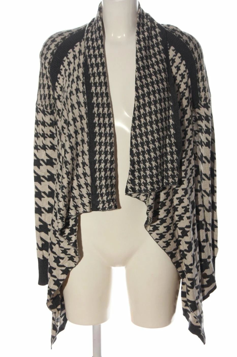 Khujo Cardigan Gris Clair-blanc Cassé Imprimé Allover Style Décontracté 1 Khujo Cardigan Gris Clair-blanc Cassé Imprimé Allover Style Décontracté