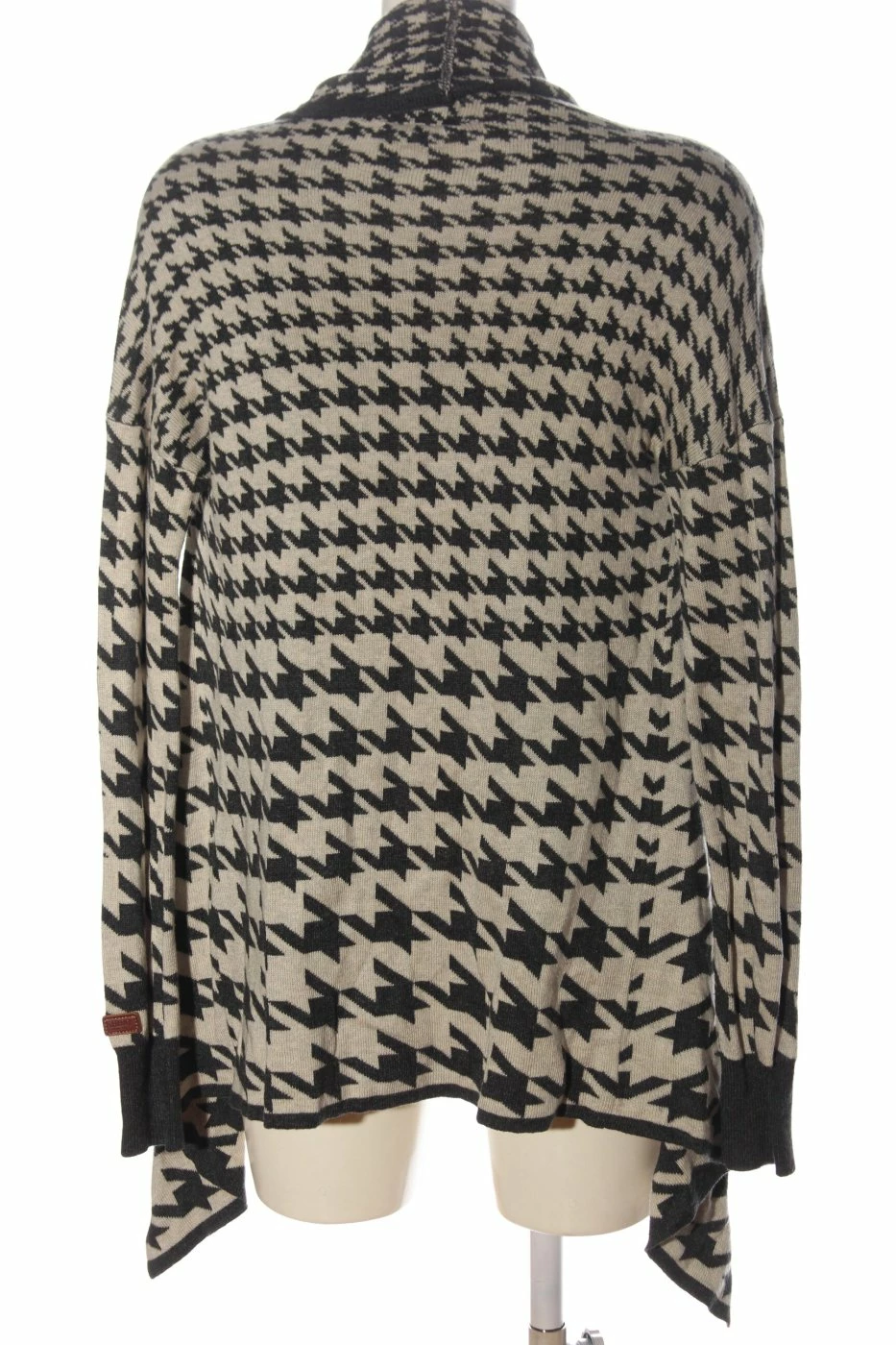 Khujo Cardigan Gris Clair-blanc Cassé Imprimé Allover Style Décontracté 2 Khujo Cardigan Gris Clair-blanc Cassé Imprimé Allover Style Décontracté – Image 2