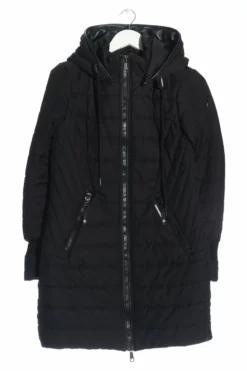 Khujo Genuine Veste D’hiver Noir Motif De Courtepointe Style Décontracté