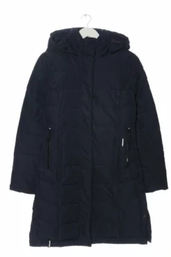 Khujo Genuine Veste D’hiver Bleu Motif De Courtepointe Style Décontracté