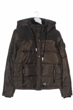 Khujo Veste Courte Bronze-noir Moucheté Style Décontracté