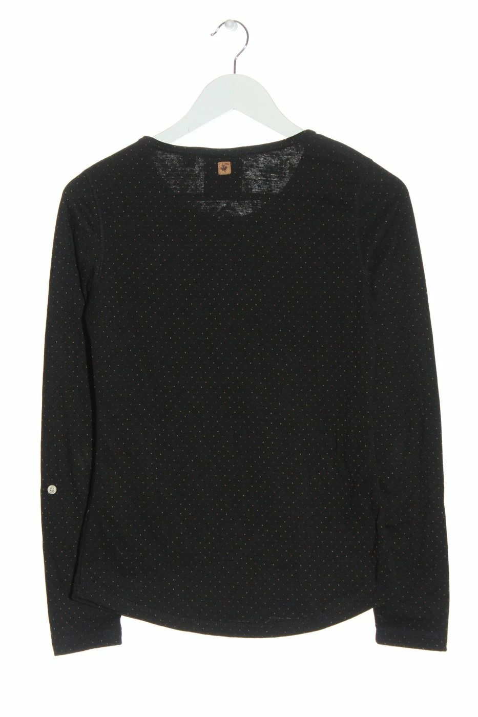 Khujo Top à Manches Longues Noir Motif De Tache Style Décontracté 2 Khujo Top à Manches Longues Noir Motif De Tache Style Décontracté – Image 2