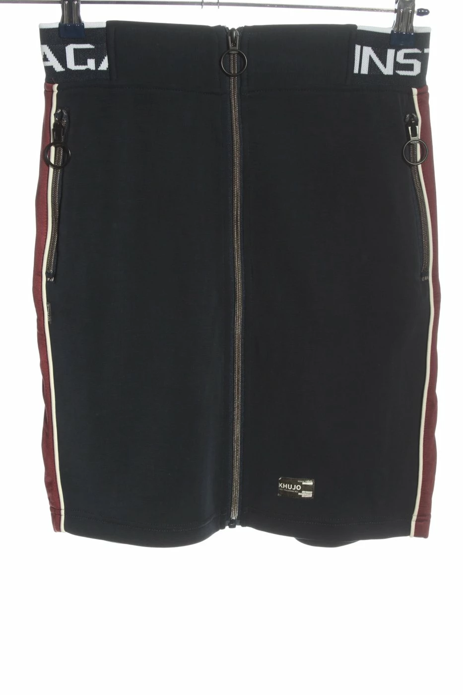 Khujo Mini-jupe Bleu-rouge Style Décontracté 1 Khujo Mini-jupe Bleu-rouge Style Décontracté