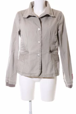 Khujo Veste En Ripstop Gris Clair Style Décontracté