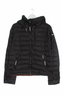 Khujo Veste Matelassée Noir Motif De Courtepointe Style Décontracté