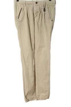 Khujo Pantalon En Jersey Crème Style Décontracté