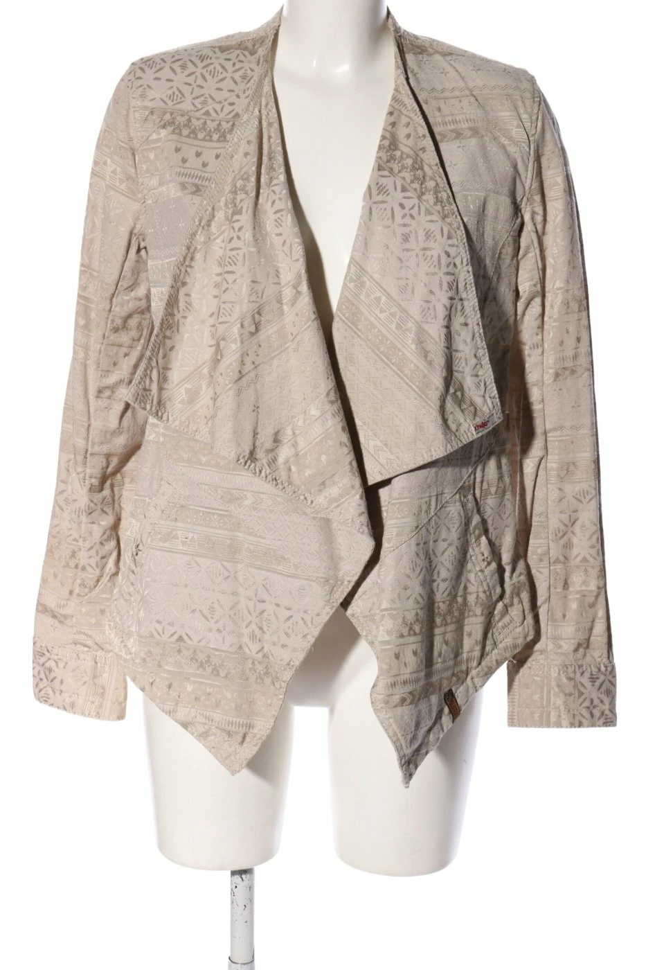 Khujo Veste Mi-saison Blanc Cassé Imprimé Allover Style Décontracté 1 Khujo Veste Mi-saison Blanc Cassé Imprimé Allover Style Décontracté