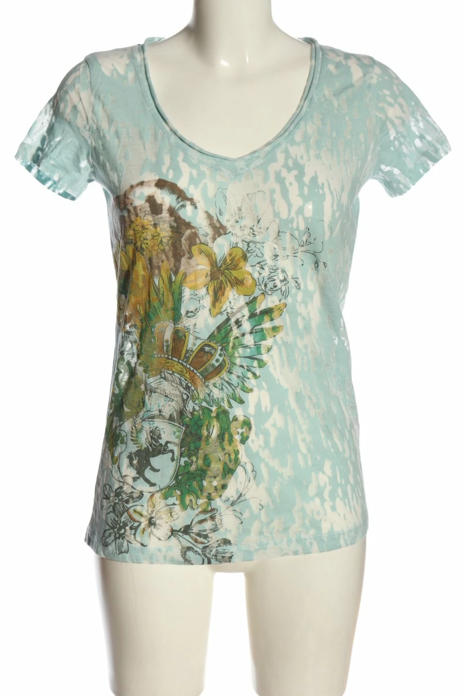 Khujo T-shirt Imprimé Avec Thème Style Décontracté 1 Khujo T-shirt Imprimé Avec Thème Style Décontracté