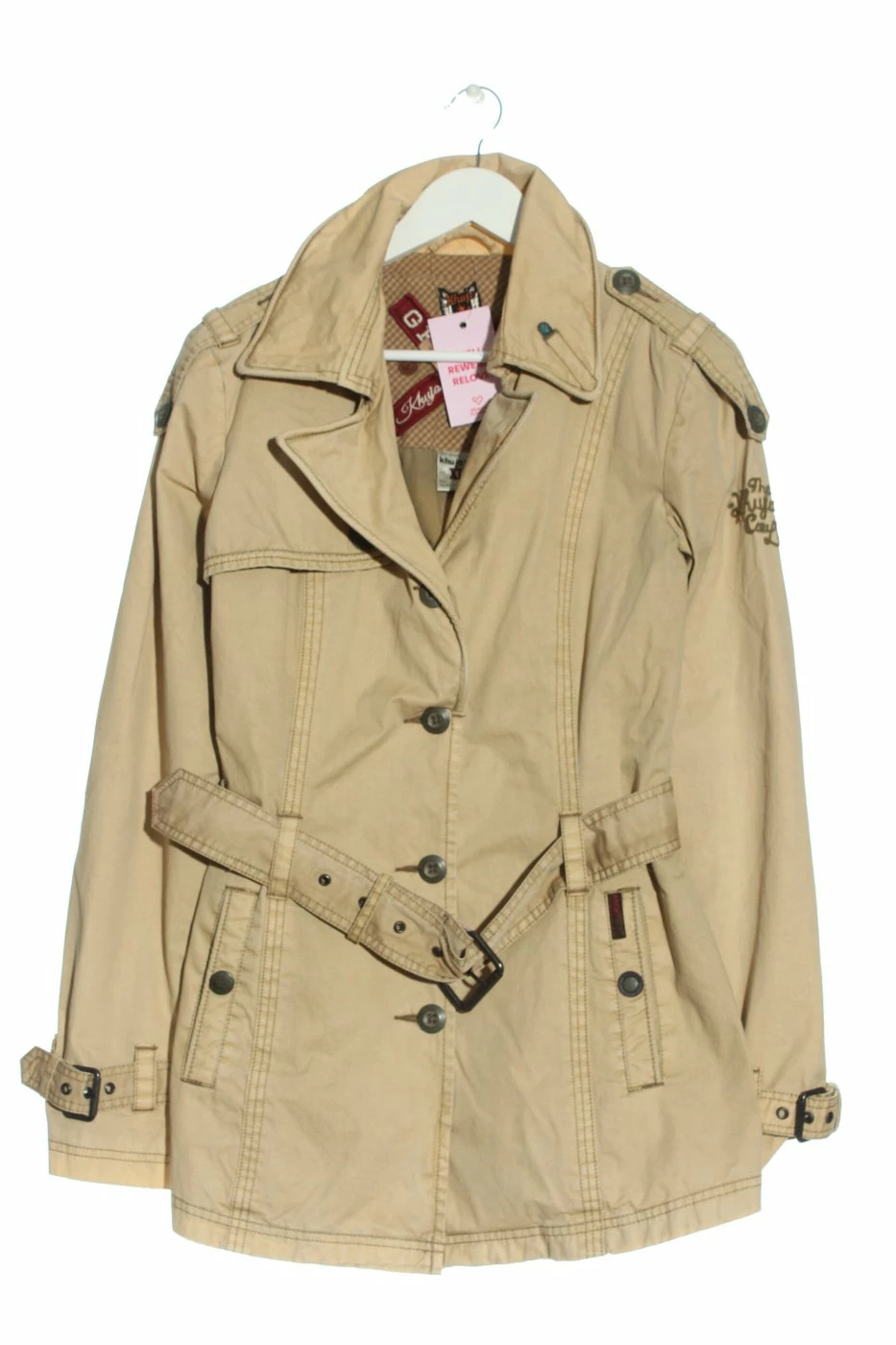 Khujo Veste Mi-saison Crème Style Décontracté 1 Khujo Veste Mi-saison Crème Style Décontracté