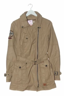 Khujo Veste Mi-saison Blanc Cassé Style Décontracté