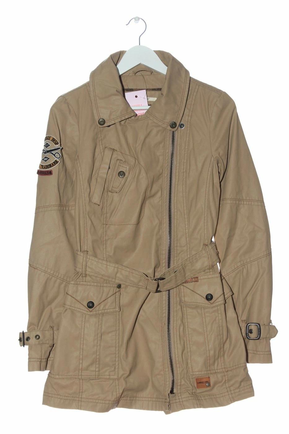 Khujo Veste Mi-saison Blanc Cassé Style Décontracté 1 Khujo Veste Mi-saison Blanc Cassé Style Décontracté