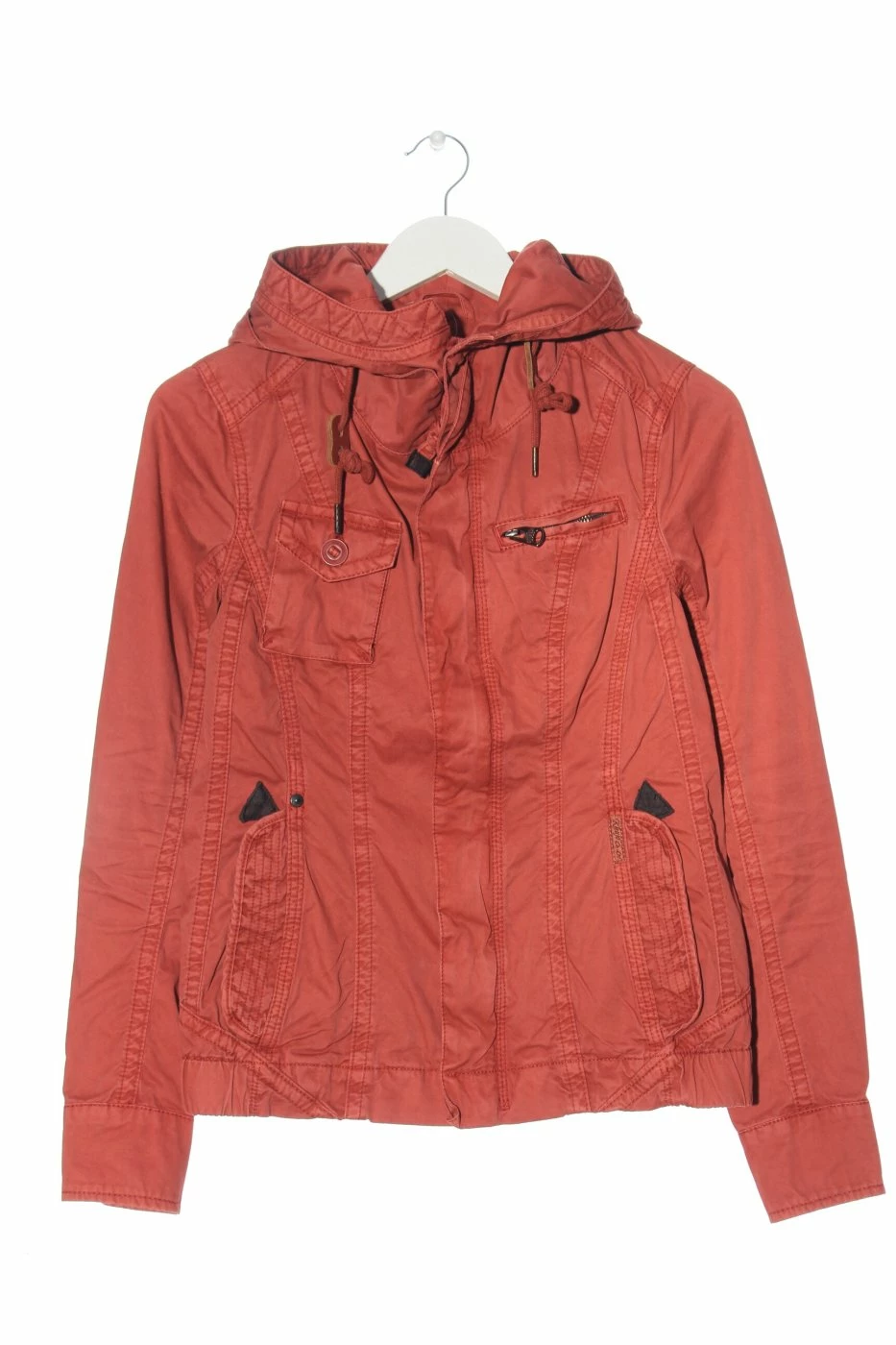 Khujo Veste Mi-saison Rouge Style Décontracté 1 Khujo Veste Mi-saison Rouge Style Décontracté